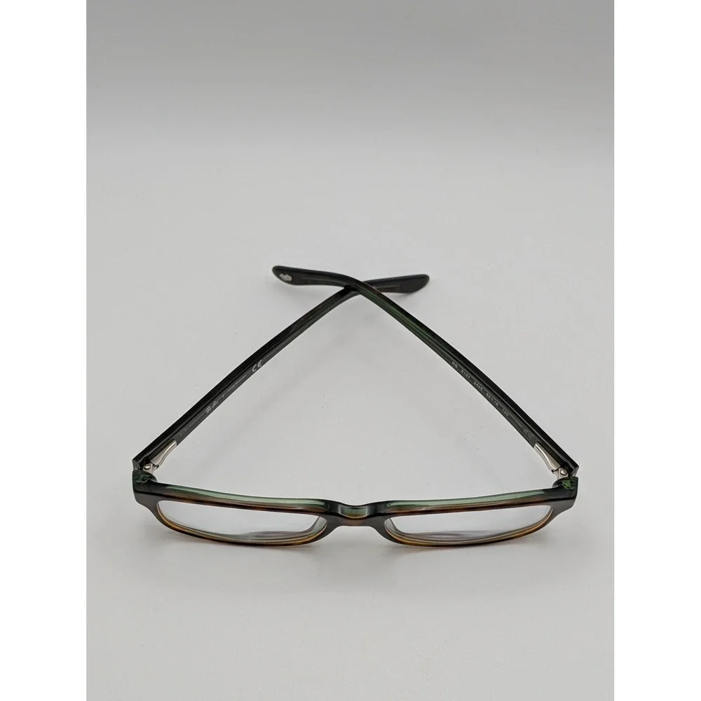 Rayban RB 5187 2445 Tortoise Green Rectangular Eyeglasses Frames 52-16-140